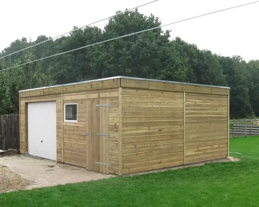 Garage platdak Hörmann kanteldeuren